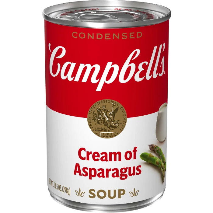 Sopa de crema de espárragos (Cream of Asparagus Soup).