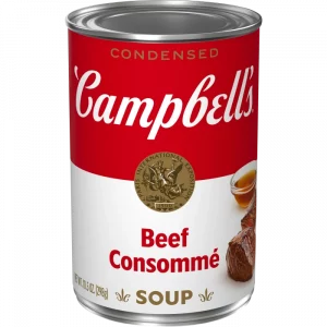 Consomé de res (Beef Consomme)