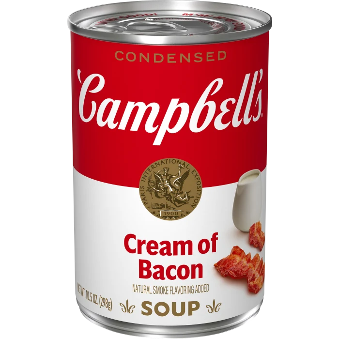 Sopa de crema de tocino (Campbell’s Condensed Cream of Bacon Soup)