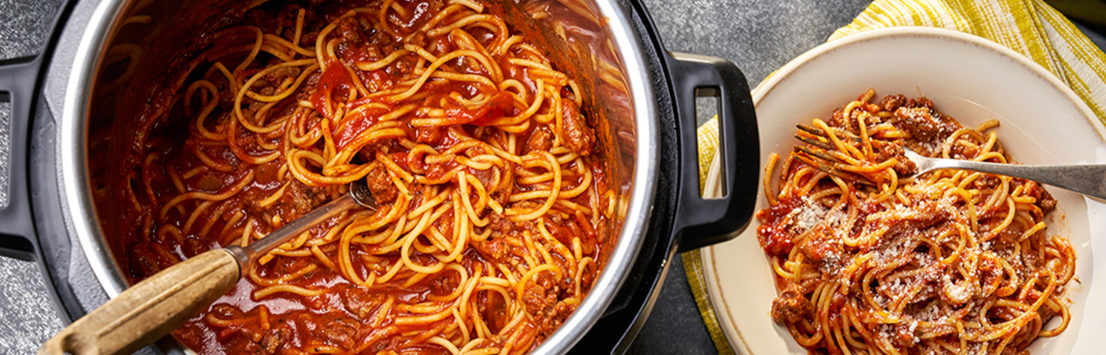 Instant Pot Spaghetti Bolognese Prego Pasta Sauces