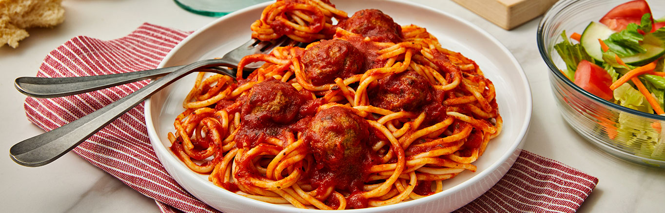 Spaghetti & Meatballs, Lunch & Dinner Menu