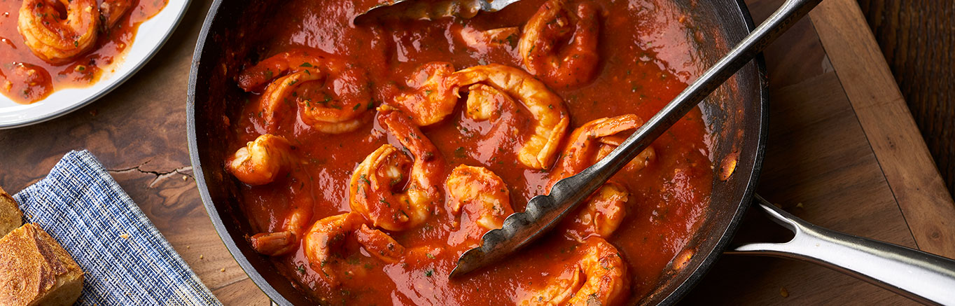 Sicilian Sauteed Shrimp with Almonds - Our Italian Table