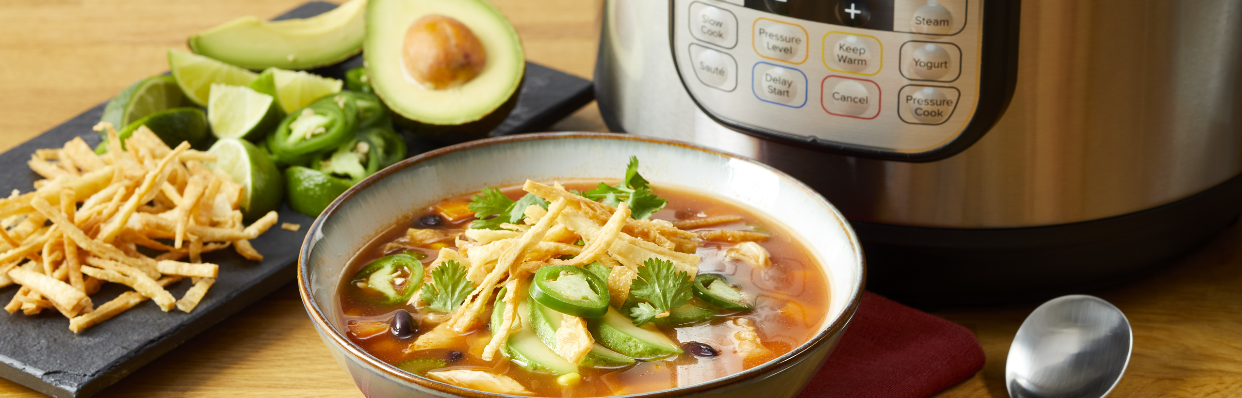 Pressure cooker discount chicken tortilla soup