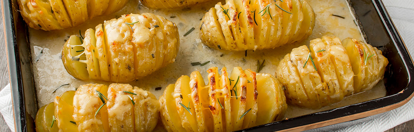 Hasselback Potato Gratin Recipe