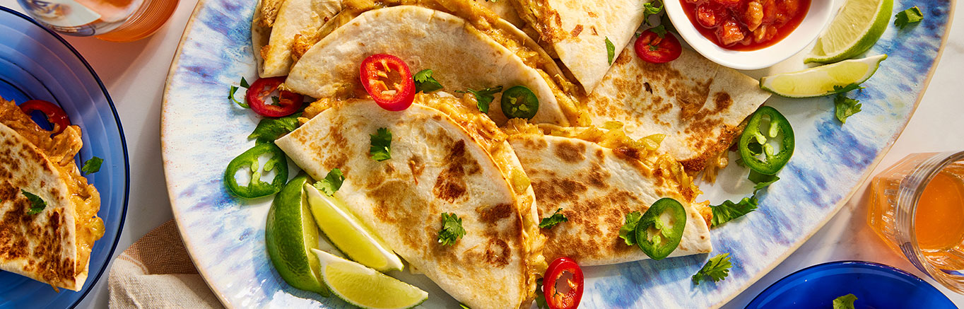 Monterey Jack Chicken Quesadillas Swanson® Recipes 8639