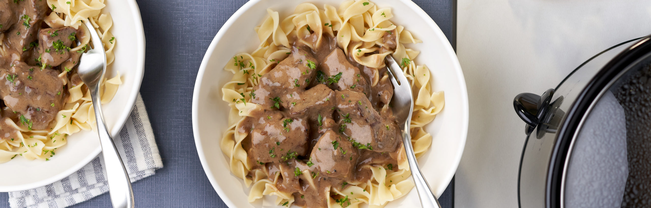 Top Slow Cooker Beef and Noodles - Campbell Soup Company